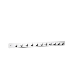 SMD Design Clothes Hooks & Hangers*Etcetera 11 hook rack, lacquer White