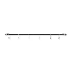Eva Solo Clothes Hooks & Hangers*Eva Trio kitchen bar with 6 S-hooks, Polished steel Silver-coloured