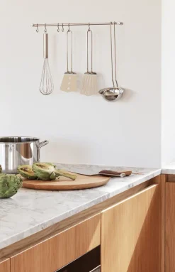 Eva Solo Clothes Hooks & Hangers*Eva Trio kitchen bar with 6 S-hooks, Polished steel Silver-coloured