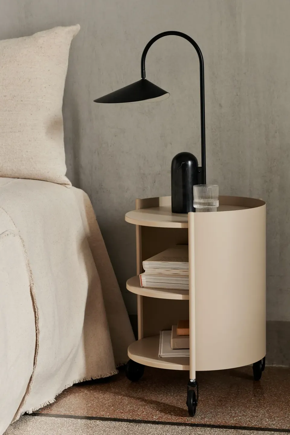 Ferm Living Side Tables*Eve side table, Cashmere Beige