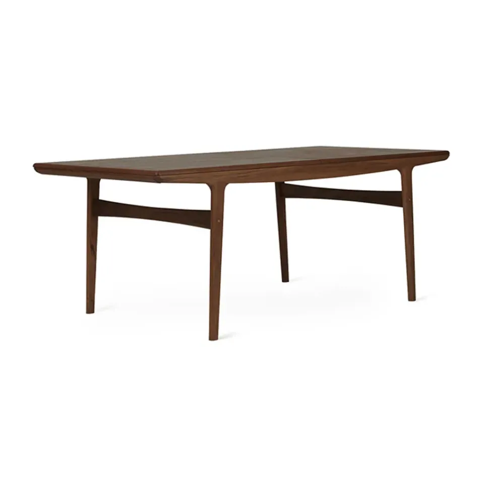 Warm Nordic Dining Tables*Evermore dining table incl. 2 extension leaves of 45 cm each, Oiled walnut, 190 cm Brown