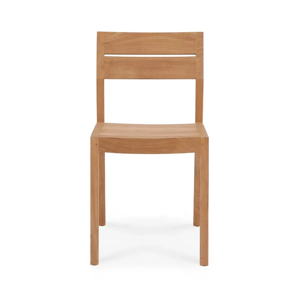 Ethnicraft Seating|Balcony Furniture*Ex 1 outdoor chair, Teak Brown