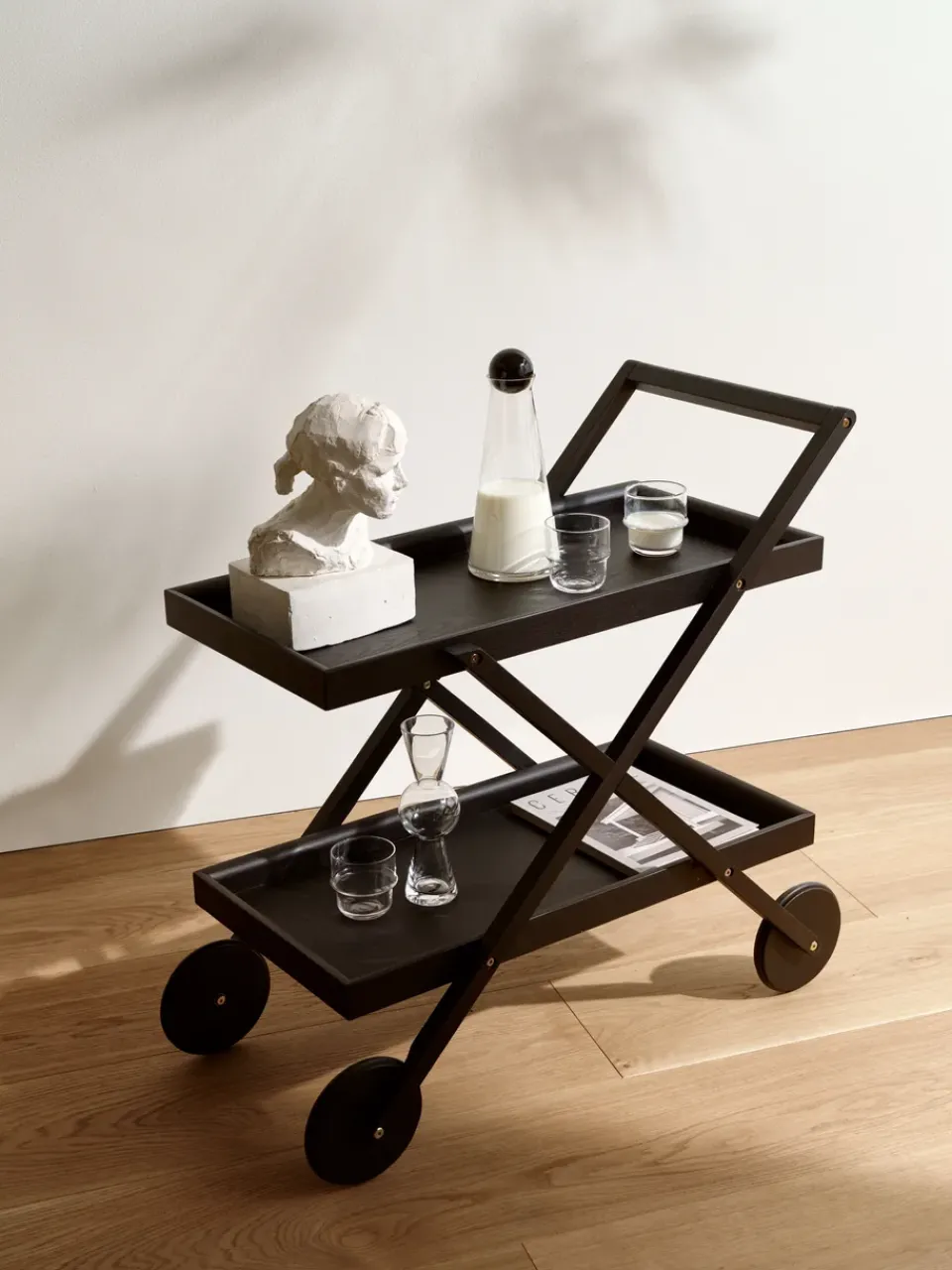 Design House Stockholm Serving Trolleys*Exit serving trolley, Black