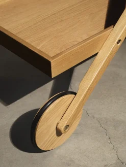 Design House Stockholm Serving Trolleys*Exit serving trolley, Oak Brown