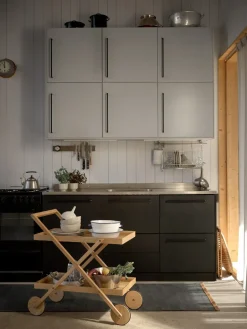 Design House Stockholm Serving Trolleys*Exit serving trolley, Oak Brown