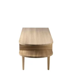 FDB Møbler Benches*F24 Radius bench, Oak nature lacquered 45x145 cm Brown