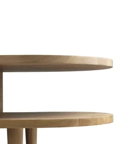 FDB Møbler Benches*F24 Radius bench, Oak nature lacquered 45x145 cm Brown