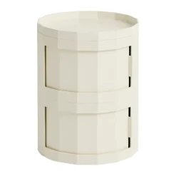 HAY Display & Glass Cabinets*Facet Cabinet 20 side table, Eggshell White