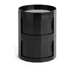 HAY Display & Glass Cabinets*Facet Cabinet 20 side table, Anthracite Black