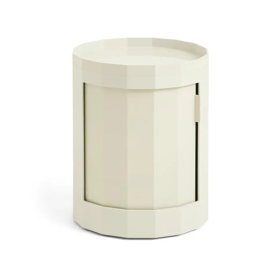 HAY Side Tables*Facet Cabinet 100 side table, Eggshell White