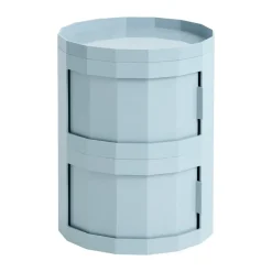 HAY Display & Glass Cabinets*Facet Cabinet 20 side table, Misty Blue