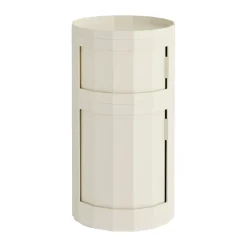 HAY Display & Glass Cabinets*Facet Cabinet 110 side table, Eggshell White