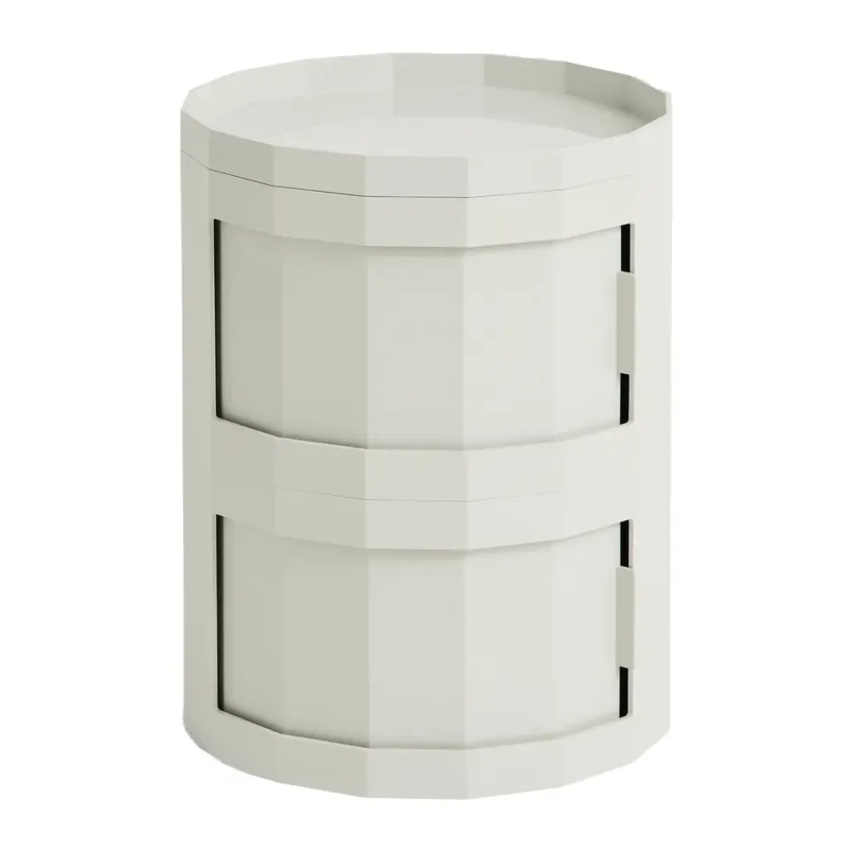 HAY Display & Glass Cabinets*Facet Cabinet 20 side table, Misty Grey