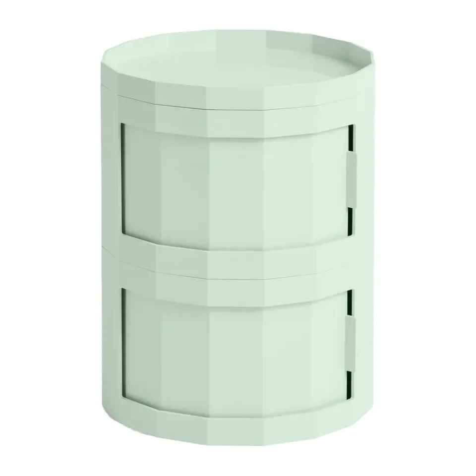 HAY Display & Glass Cabinets*Facet Cabinet 20 side table, Soft mint Green