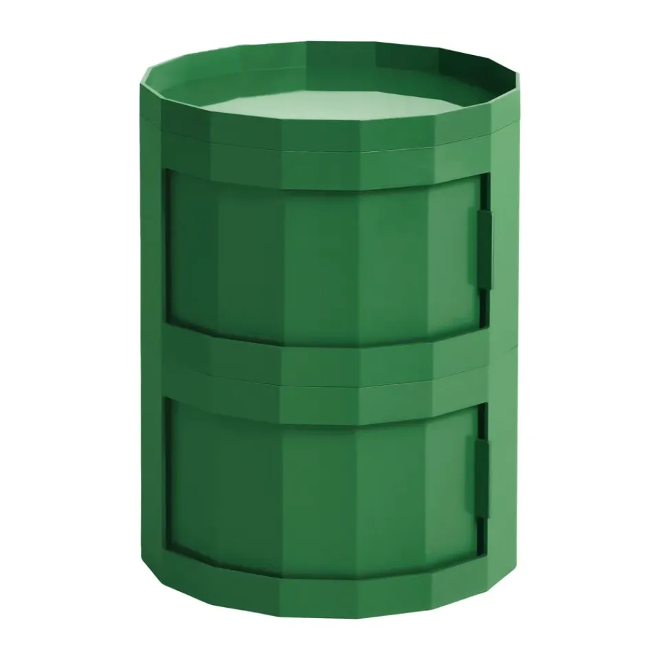 HAY Display & Glass Cabinets*Facet Cabinet 20 side table, Spinach Green