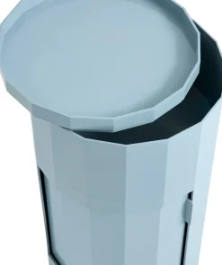 HAY Display & Glass Cabinets*Facet Cabinet 110 side table, Misty Blue