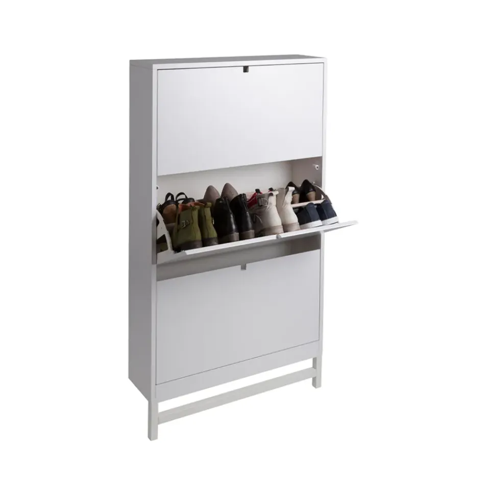 Mavis Display & Glass Cabinets*Falsterbo shoe storage, , 3 compartment White