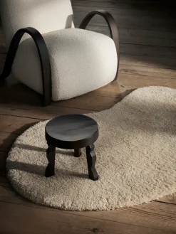 Ferm Living Stools*Faye stool, Dark Stained Mango Brown