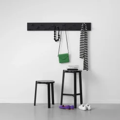 A2 Clothes Racks, Coat Stands & Hangers*Fellow hanger, -stained oak Black