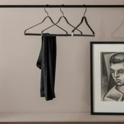 Ferm Living Clothes Hooks & Hangers|Clothes Racks, Coat Stands & Hangers*hanger 3- pack, Black