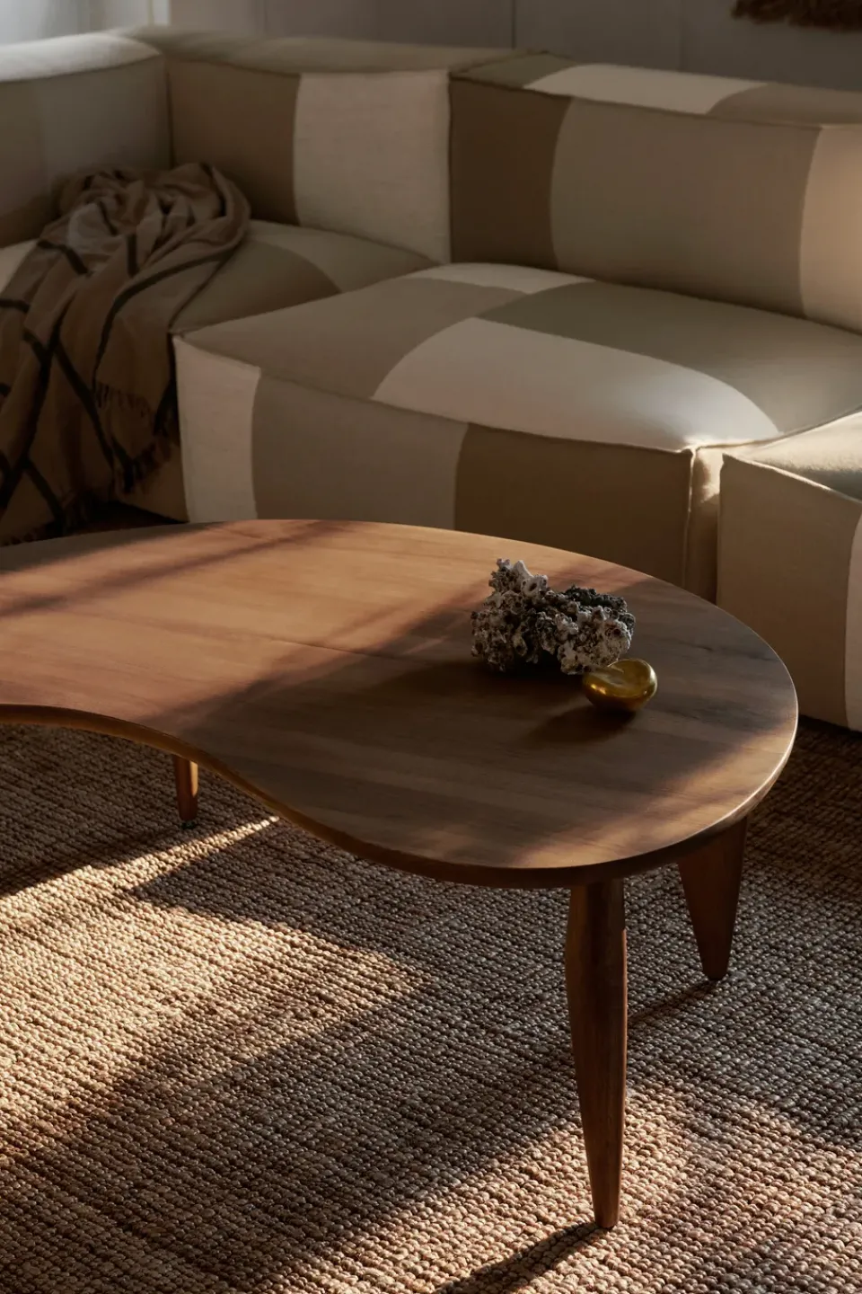 Ferm Living Coffee Tables*Feve coffee table, Walnut Brown