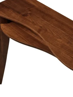 Ferm Living Side Tables*Feve console table 100x36x85 cm, Walnut Brown