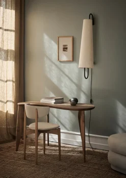 Ferm Living Desks*Feve desk 60x117 cm, Walnut Brown
