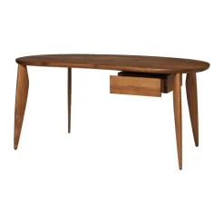 Ferm Living Dining Tables*Feve table 160x86x73 cm, Walnut Brown