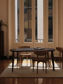 Ferm Living Dining Tables*Feve table 160x86x73 cm, Walnut Brown