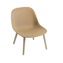 Muuto Armchairs & Footstools|Chairs*Fiber lounge chair wood base, Ochre, oak legs Brown