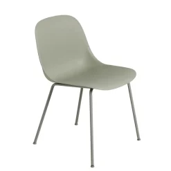Muuto Chairs*Fiber Side Chair, Dusty (plastic) Green