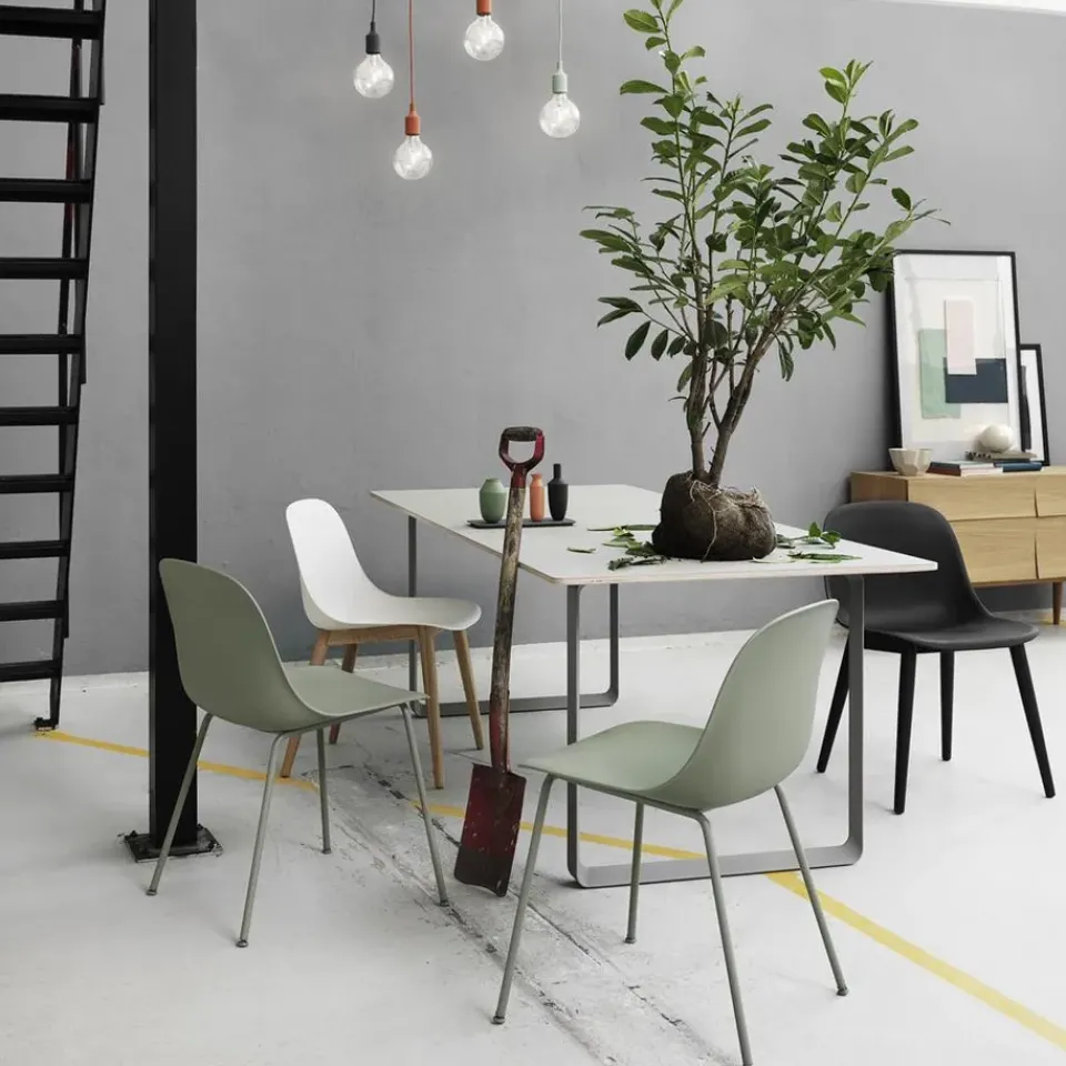Muuto Chairs*Fiber Side Chair, Grey