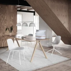 Muuto Office Chairs*Fiber side chair, Natural - (plastic) White