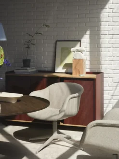 Muuto Armchairs & Footstools|Office Chairs*Fiber Soft Armchair swivel base, Ecriture 240/ Grey