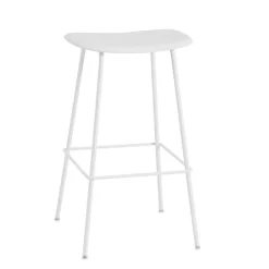 Muuto Bar Stools*Fiber Tube Bar Chair 75 Cm, White