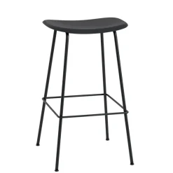 Muuto Bar Stools*Fiber Tube Bar Chair 75 Cm, Black