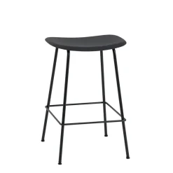 Muuto Bar Stools*Fiber Tube bar chair 65 cm, Black