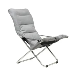 Fiam Seating*Fiesta Soft sun lounger, Fabric -aluminium frame Grey