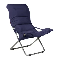 Fiam Seating*Fiesta Soft sun lounger, Fabric navy, aluminum frame Blue
