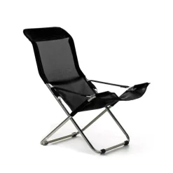 Fiam Seating*Fiesta sun lounger, Black