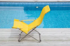Fiam Seating*Fiesta sun lounger, Mustard Yellow