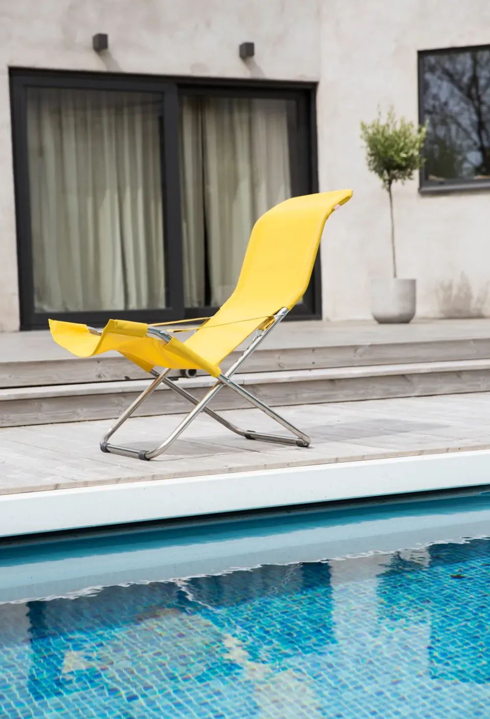 Fiam Seating*Fiesta sun lounger, Mustard Yellow