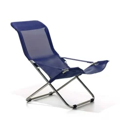 Fiam Seating*Fiesta sun lounger, Navy Blue