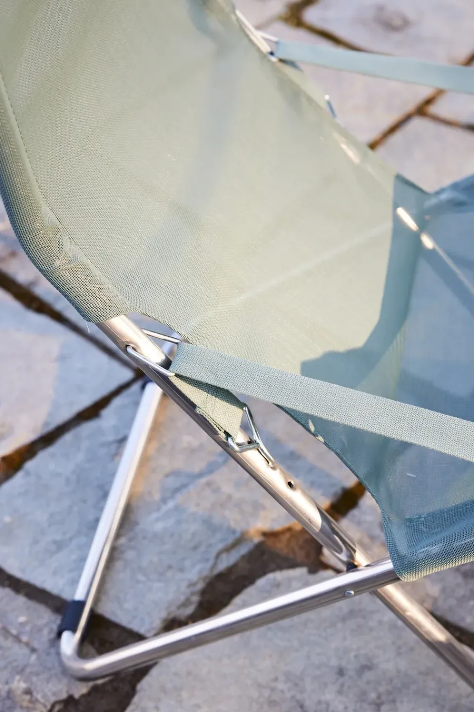 Fiam Seating*Fiesta sun lounger, Sage Green