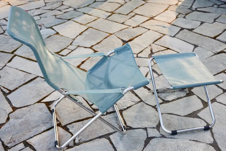 Fiam Seating*Fiesta sun lounger, Sage Green