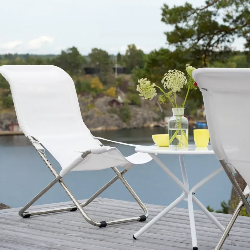 Fiam Seating*Fiesta sun lounger, White