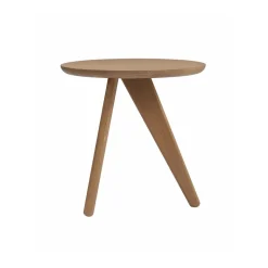NORR11 Side Tables*Fin side table 40 cm, Light smoked Brown