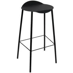 LIND DNA Bar Stools*Flamingo Hippo bar stool, -anthracite Black