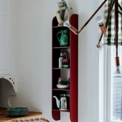 TÔNN furniture Shelves & Shelving Systems*Flaneaur wall shelf 27x128 cm, Burgundy Red