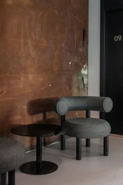 Tom Dixon Coffee Tables*Flash coffee table Ø60 cm, - stand Black